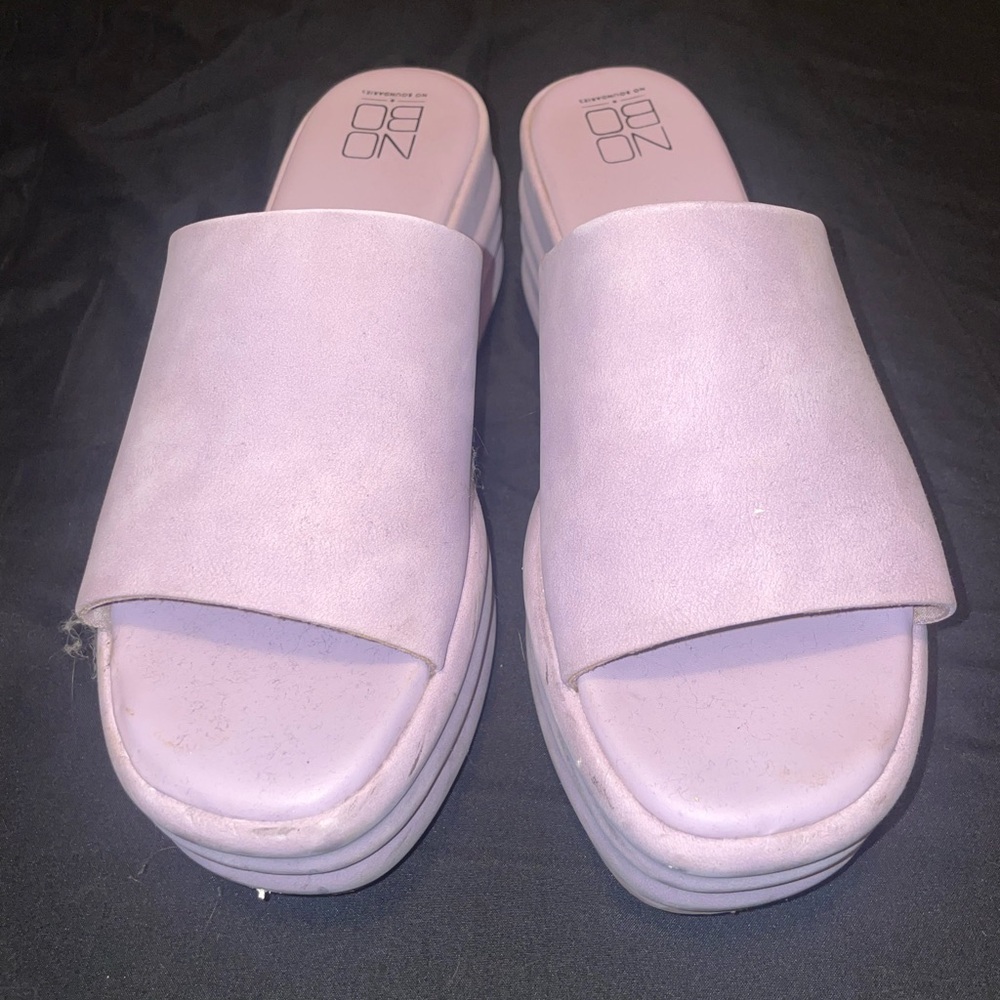 NOBO Women's Light Purple Mules
